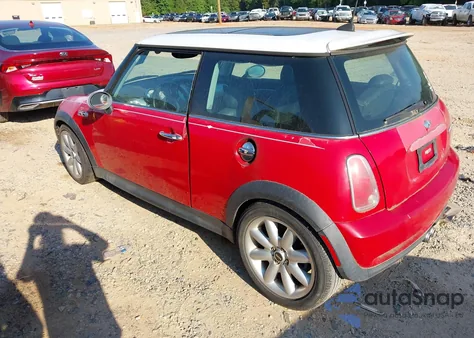 2005 Mini Cooper S из США, поврежденный, VIN WMWRE33545TG98703